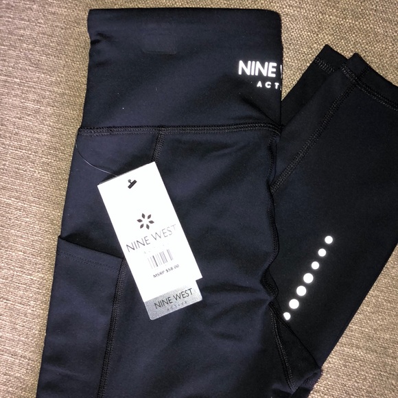 Nine West Other - Nine West Solid Black Cropped Leggings